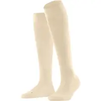Falke Vitalizer Damen Kniestrümpfe, 37-38, Beige, Uni, Baumwolle