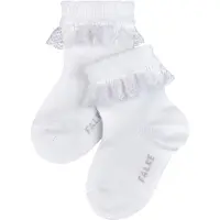 Falke Romantic Lace Babys Socken, 80-92, Weiß, Uni, Baumwolle