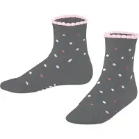 Falke Multidot Kinder Kurzsocken, 19-22, Grau, Punkte, Baumwolle