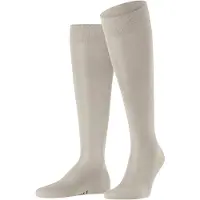 Falke Tiago Herren Kniestrümpfe, 39-40, Beige, Uni, Baumwolle
