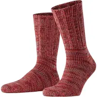 Falke Brooklyn Herren Bootsocken, 47-50, Orange, Struktur, Baumwolle