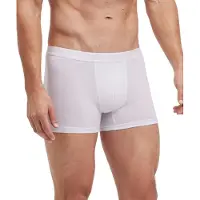 Falke Herren Boxershorts Daily Climate Control, 3XL, Weiß, Uni, Baumwolle