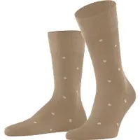 Falke Dot Herren Socken, 47-50, Braun, Punkte, Baumwolle