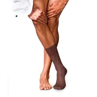 Falke No. 2 Finest Cashmere Herren Socken, 39-40, Braun, Uni, Kaschmir