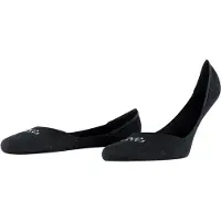 Falke Cool 24/7 Herren Füßlinge, 39-40, Schwarz, Uni, Baumwolle