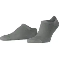 Falke Family Herren Füßlinge, 43-46, Grau, Uni, Baumwolle