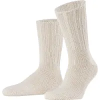 Falke Brooklyn Herren Bootsocken, 47-50, Beige, Struktur, Baumwolle