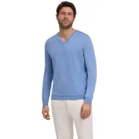 Falke Herren Pullover, 3XL, Blau, Schurwolle