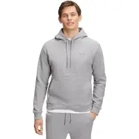 Falke Sweat Herren Hoodie, XXL, Grau, Uni, Baumwolle