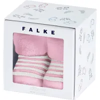 Falke Erstlingsringel Babys Socken, 50-56, Rosa, Streifen, Baumwolle