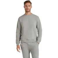 Falke Sweat Herren Sweatshirt, 3XL, Grau, Uni, Baumwolle