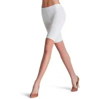 Falke Bike 130 DEN Damen Panty, L, Weiß, Uni