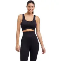 Falke Damen Training Sport-BH, L, Schwarz, Uni