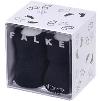 Falke Erstling Babys Socken, 62-68, Blau, Uni, Baumwolle