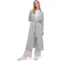 Falke Cardigan "Cardigan", Damen, Gr. M, grau (light grau heather (3106)), Strickjacken Cardigan