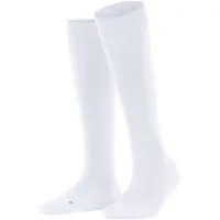 Falke Energizer Damen Kniestrümpfe, 37-38, Weiß, Uni