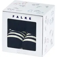 Falke Erstlingsringel Babys Socken, 50-56, Blau, Streifen, Baumwolle