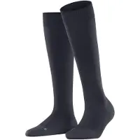 Falke Energizer Damen Kniestrümpfe, 37-38, Blau, Uni