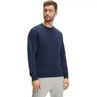 Falke Sweat Herren Sweatshirt, XL, Blau, Uni, Baumwolle