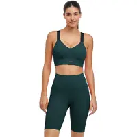 Falke Sport-BH "Sport-BH", Damen, Gr. XS, N-Gr, grün (holly (7385)), BHs Sport-BH