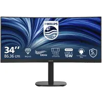 Philips 34B2N3500C/00, 86,4 cm (34"), 3440 x 1440 Pixel, Wide Quad HD, LCD, 4 ms, Schwarz