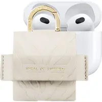 IDEAL OF SWEDEN , Mini-Tasche für AirPods 3 Modell Flo Zebradesign, Beige