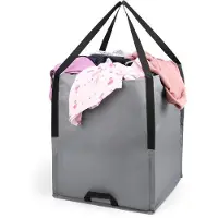 Benza Ibenzoa Extra große, wiederverwendbare faltbare Einkaufstasche 100 L – 41×51 cm, 600D Oxford, wasserabweisend, steht aufrecht, bis 15 kg, doppelt genähte Griffe