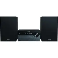 Philips TAM4505/12, Heim-Audio-Mikrosystem, Schwarz, Grau, 60 W, 10,2 cm, 2 cm, DAB, DAB+, FM