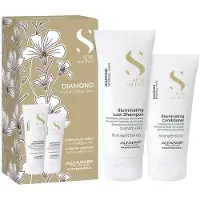 Alfaparf Milano Semi di Lino Diamond Minisize Kit Kosmetik-Reiseset für strahlenden Glanz