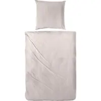 PRIMERA Soft-Seersucker Bettwäsche 155x220 uni einfarbig beige sand 213050-07