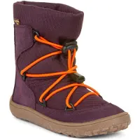 Froddo FroddoTex Barefoot Track Wool Mädchen Wasserdichte Barfußstiefel Weinrot (Purple), G3160251-4 - Gr. 31