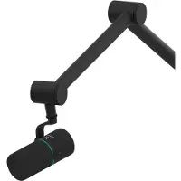 Nikcorp Professionelles dynamisches Podcast-Mikrofon USB XLR Schwarz 3 m
