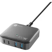 Cellularline MULTIPOWER MAGNUS 100W, Drinnen, AC, Schwarz