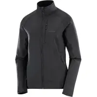 Salomon - Women's Sntial Lightwarm Full Zip - Fleecejacke Gr XL schwarz/grau