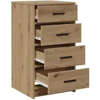 vidaXL Sideboard Artisan-Eiche 40 x 41 x 75 cm Holzwerkstoff