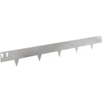 vidaXL Raseneinfassung 10 stk. 100 x 12 cm Stainless Steel Silber