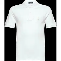 Ralph Lauren für Jungen. 323952431005 Weiches weißes Baumwoll-Poloshirt ((XL) 13/14años= 163/174cm), Lässig, Baumwolle, Kurzarm, Kinder