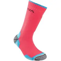 La Sportiva Kids Mountain Socks hibiscus/malibu blue (P02B02) M