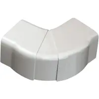 Rodigas Verstellbare Flachwinkelhaube 65° - 130° | für Kabelkanal | 80x60 mm
