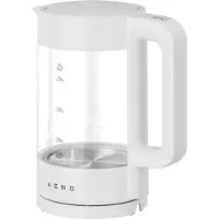 AENO EK5 Elektrischer Wasserkocher, 1,7 Liter, Glas, Temperaturregelung 40-100, Strix