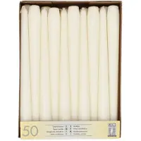 Papstar Starpak Leuchterkerzen Ø 2,2 cm, 25 cm weiß 100 Stück