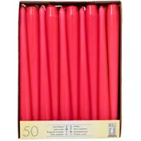 Starpak 50 Leuchterkerzen Ø 2,2 cm · 25 cm Fuchsia