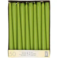 Starpak Leuchterkerzen Ø 2,2 cm, 25 cm olivgrün 100 Stück