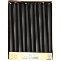 Starpak Leuchterkerzen Ø 2,2 cm, 25 cm schwarz 100 Stück