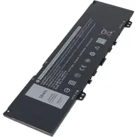 AccuCell Akku passend für Dell Inspiron 13 7000, 7373, Li-Ion, 11,4V, 3333mAh, 38,0Wh, built in, ohne Werkzeug