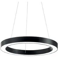 Ideal Lux Moderne Hängeampel Aluminium-Kunststoff Schwarz Led 28W 3000K D50Cm