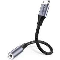 UGREEN 30632, Schwarz, USB C, 3.5mm, Männlich, Weiblich