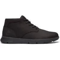 Timberland für Herren. TB0A6C7TEL31 Parker Street Leder Sneakers schwarz (45), Wohnung, Schnürsenkel, Lässig