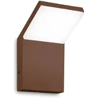 Ideal Lux 322681 OUTDOOR STYLE Außenwandleuchte LED 9W 1100/820lm 4000K IP54 Kaffee