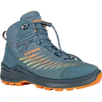 Lowa Kinder Zirrox II GTX Mid Wanderstiefel PETROL/MANGO 38
